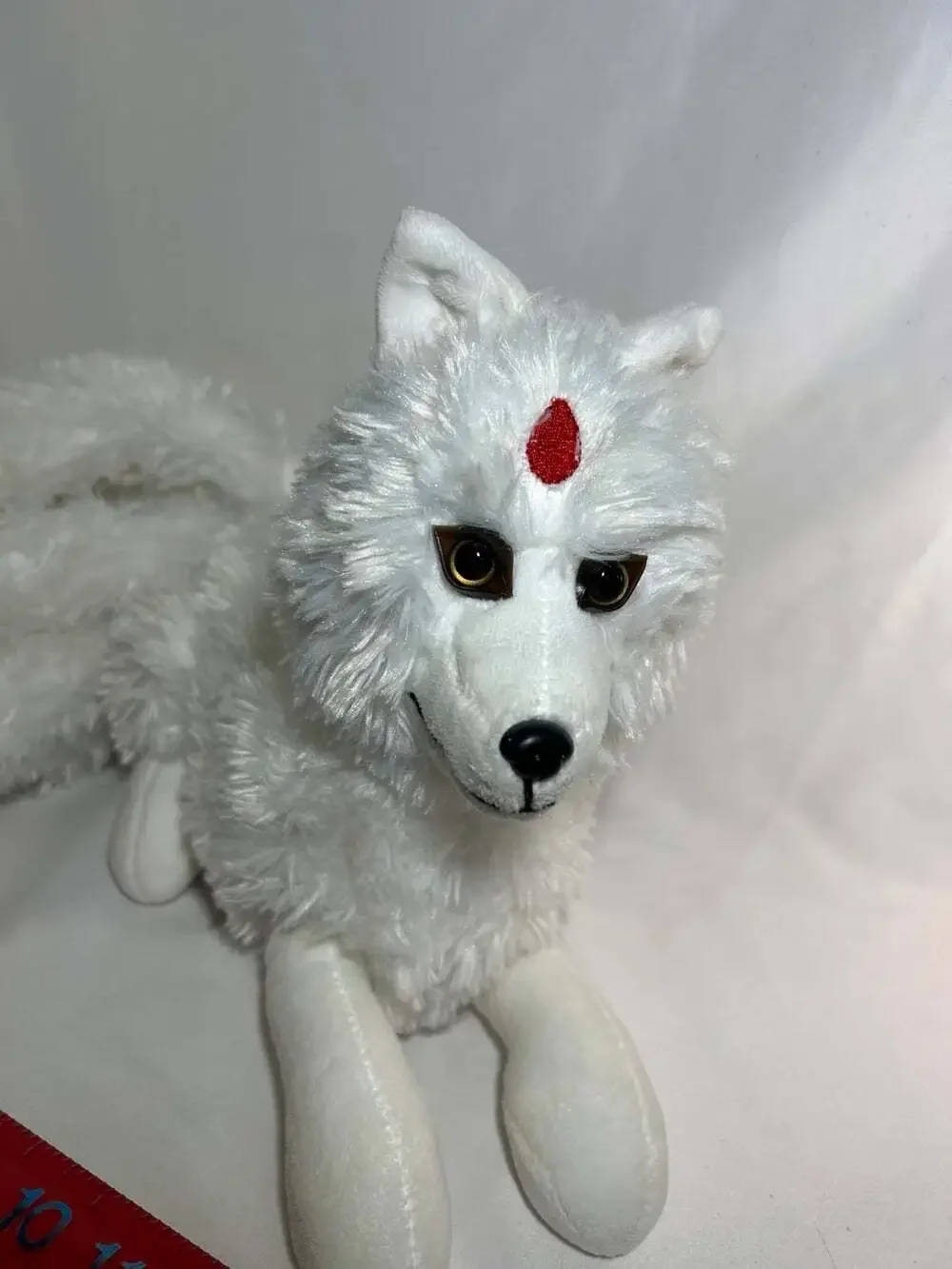 Nine Tails White Fox Plush 12” not including its tails!